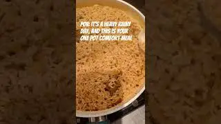 what is your comfort meal? #rain #cooking #comfortfood