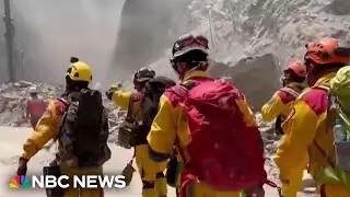 Rescue efforts underway for stranded victims in Taiwan national park