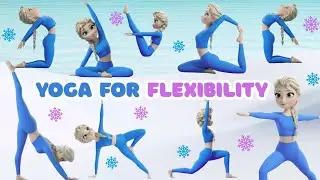 Elsa Yoga: The Secret Strength of the Queen of Arendelle ❄️ | Yoga for Kids | SUNNY YOGA 