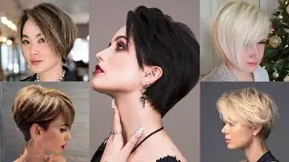 the most running and homecoming Women's Short PIXIE HairCuts|Hair dye color ideas#shorthaircut