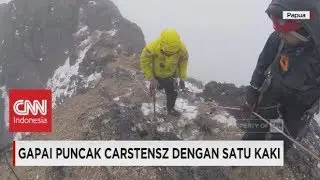Gapai Puncak Carstensz Dengan Satu Kaki