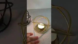 Modern Geometric Metal Candle Holders / Table Decoration
