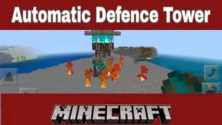 Automatic Defence Tower | Minecraft Builds | Zombie killer | Minecraft Trick | No hack