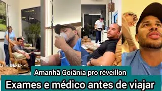 Lucas Guimarães fica doente e visita Dra. Paula antes de viajar pro réveillon - até os seguranças 