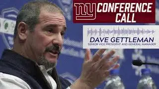 Dave Gettleman discuss The Odell Trade & the future of the Giants (Conference Call)