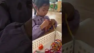 Focus, children's creative crafts, hands-on skills, learning🍽️#viral #viralvideos