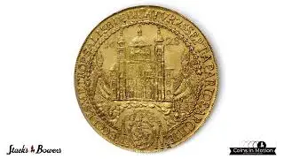 AUSTRIA. Salzburg. 8 Ducats, 1628. Salzburg Mint. Paris von Lodron. PCGS Genuine--Cleaned, Unc Det.