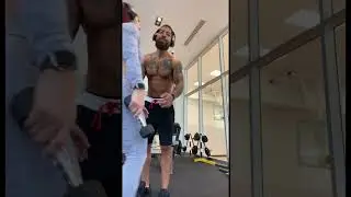 She CAME out of NOWHERE 😳🤯 #shorts #fail #couple #fitfam #gym