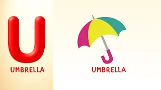 U is for Umbrella! Learn & Sing the Umbrella Song for Kids | #KidsLearning #UmbrellaSong