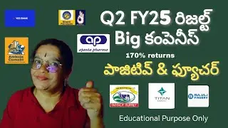 7 Big companies Results, Bajaj finance strong , 170% profit , Yes Bank 🏦 stable, by Lakshmi thinks