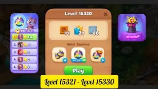 Gardenscapes ( Level 15321 - Level 15330 ) - All Puzzles - Gameplay