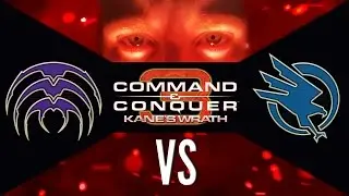 Command and Conquer 3: Kane's Wrath 1v1 Scrin Vs Brutal AI GDI