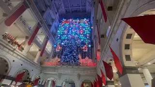 Wanamaker Christmas Light Show Finale 2025