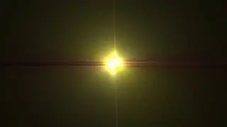 4K 60fps Yellow Gold Center Flashing Flare 2160p Motion VJ Effect AA VFX