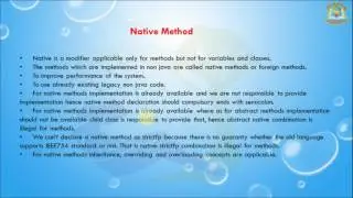 Lesson - 21 : Core Java Basics - Native Method In Java Programming