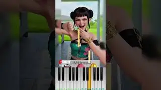Smart Girl vs Fake Ice Cream AURA +9999 😱🍦💀 @Mtime4 - Piano Tutorial