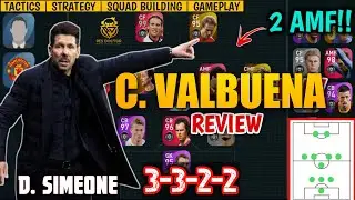 C. VALBUENA (D. SIMEONE) MANAGER REVIEW | ONE OF THE BEST COUNTER ATTACK MANAGER IN PES 2021 MOBILE
