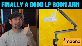 Maono BA92 Low profile Microphone Boom Arm | Review, Demo and Assembly