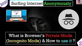 What is Browser's Private Mode (Incognito Mode) ? How to use Incognito mode in chrome ? | Hindi Tut
