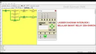 LADDER DIAGRAM INTERLOCK | BELAJAR SMART RELAY ZEN OMRON
