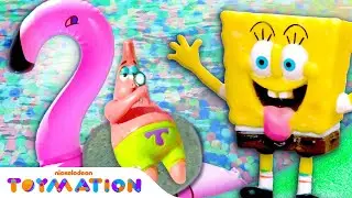 SpongeBob Toy Rescues Patrick in Orbeez Pool! 🌊 | Toymation