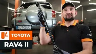 Como substituir a braço de suspensão parte traseira no TOYOTA RAV4 II [TUTORIAL DA AUTODOC]