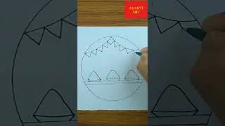 Holi Drawing Easy / Creating a Colorful Holi Festival Drawing Step-by-Step Tutorial / Holi Poster