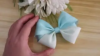 ЭЛЕГАНТНЫЙ Урок ИЗ ЛЕНТЫ 🎀 ПОДЕЛКА ИЗ ЛЕНТЫ