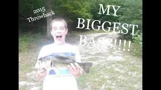 My BIGGEST BASS Ever!!!!! | Throwback to 2015!!! | Hunter Ridge Outdoors