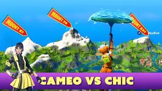 Dance at the Top of Mount H7, Mount F8, and Mount Kay (NEW *Cameo Vs Chic* Overtime Outfit Fortnite)