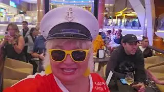 Allure of the Seas balloon party view from Tide bar Luxury Travel by Valentina 5613359459 