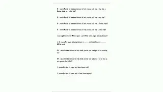 DRIVERS LICENSE WRITTEN TEST GUAM TEST QUESTIONS AND ANSWERS 202494