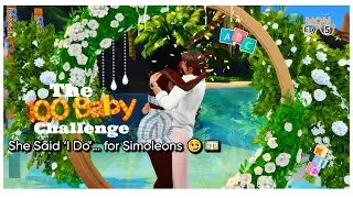 Broke So I Married a Rich Sim 😩💰 | The Sims 4: 100 Baby Challenge Ep. 5