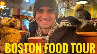 BOSTON food tour in USA 🇺🇸 | Best hot chocolate at L.A Burdick Indian #babakaranveer