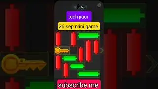 26 sep mini game key