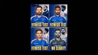 fitness test #rohitsharma #bumrah #subhmangill #viratkohli