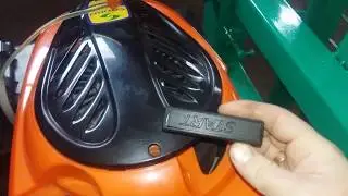Пилорама шинная (цепная) с бензиновым двигателем.Chain sawmill.