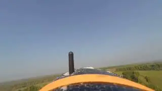 FPV полет летающего крыло skywalker x5