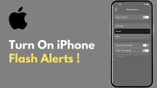 How To Turn On Screen Flash Alerts on iPhone (2025) | Enable Visual Notifications