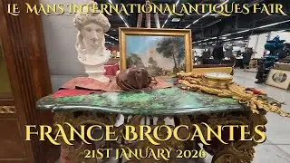 Le Mans Fleamarket Antiquing Brocante & Vintage Thrifting Monthly Prof Antiquities Deballage Chiner