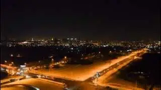 Time Lapse Kiev night