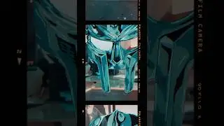 SPOTIFY MF DOOM GLASS ART PAINTING