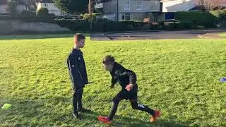 Minis Rugby Tackle Drill