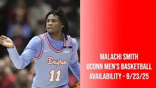 Малачи Смит: доступность мужской баскетбольной команды UConn &mdash; 23 сентября 2025 г.