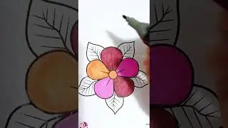 Relaxing Flower Coloring for Adults | ASMR 🌸🌸🌸