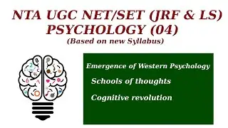 Cognitive Revolution | School of thought | Emergence of Western psychology
