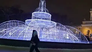 Прогулка по новогоднему Санкт-Петербургу.