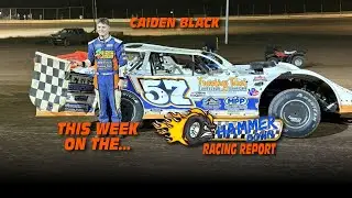 Young Dirt Late Model Racer Caiden Black
