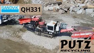 Sandvik QH331 2014  - Kruszarka stożkowa w kopalni granitu