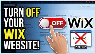 How to turn off Wix Website | Take Down Wix Website Temporarily | How to Unpublish Wix Site